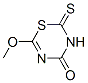 6-methoxy-2-thioxo-2,3-dihydro-4H-1,3,5-thiadiazin-4-one,78972-51-7,结构式