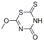 6-methoxy-2-thioxo-2,3-dihydro-4H-1,3,5-thiadiazin-4-one Structure