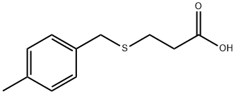 3-(4-METHYL-BENZYLSULFANYL)-PROPIONIC ACID Structure