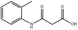 3-[(2-METHYLPHENYL)AMINO]-3-OXOPROPANOIC ACID Structure