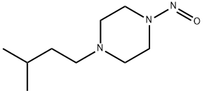 Piperazine, 1-(3-methylbutyl)-4-nitroso- (9CI) Structure