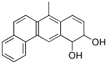 Benz(a)anthracene-10,11-diol, 10,11-dihydro-7-methyl- 结构式