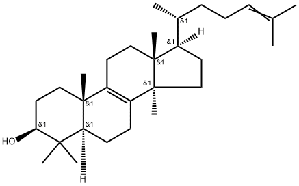 羊毛甾醇,79-63-0,结构式