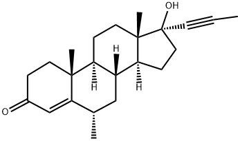双甲乙炔睾酮, 79-64-1, 结构式