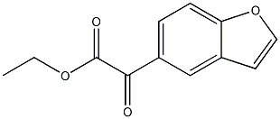 Benzofuran-5-yl-oxoacetic acid ethyl ester Structure