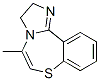 Imidazo[1,2-d][1,4]benzothiazepine, 2,3-dihydro-5-methyl- (9CI) Structure