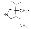 Methyl, [4-(aminomethyl)-1-methyl-3-(1-methylethyl)-3-pyrrolidinyl]- (9CI) 结构式