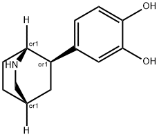1,2-Benzenediol, 4-(2-azabicyclo[2.2.2]oct-6-yl)-, (1alpha,4alpha,6ba)- (9CI) 结构式
