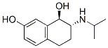 1,7-Naphthalenediol, 1,2,3,4-tetrahydro-2-[(1-methylethyl)amino]-, trans- (9CI) 化学構造式