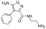 3-Isoxazolecarboxamide,  5-amino-N-(2-aminoethyl)-4-phenyl- Structure