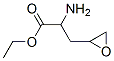 Oxiranepropanoic  acid,  -alpha--amino-,  ethyl  ester  (9CI) Struktur