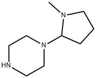 Piperazine, 1-(1-methyl-2-pyrrolidinyl)- (9CI) Structure