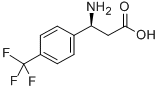 (S)-3-AMINO-3-(4-TRIFLUOROMETHYL-PHENYL)-PROPIONIC ACID Struktur