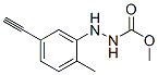 Hydrazinecarboxylic acid, 2-(5-ethynyl-2-methylphenyl)-, methyl ester (9CI) Struktur