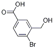 4-broMo-3-(hydroxyMethyl)benzoic acid Structure