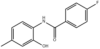 Benzamide, 4-fluoro-N-(2-hydroxy-4-methylphenyl)- (9CI) Struktur