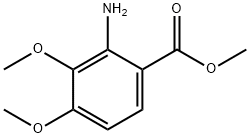 Benzoic acid, 2-aMino-3,4-diMethoxy-, Methyl ester 结构式
