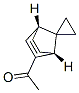 Ethanone, 1-spiro[(1R,2R,4S)-bicyclo[2.2.1]hept-2-ene-7,1-cyclopropan]-2-yl-, 结构式