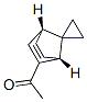 Ethanone, 1-spiro[(1R,2R,4S)-bicyclo[2.2.1]hept-2-ene-7,1-cyclopropan]-2-yl-, Structure