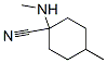 Cyclohexanecarbonitrile, 4-methyl-1-(methylamino)- (9CI) Structure
