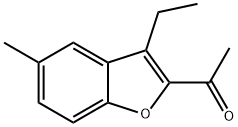 Ethanone, 1-(3-ethyl-5-methyl-2-benzofuranyl)- (9CI) 结构式