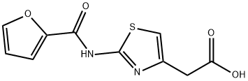 2-[2-(呋喃-2-酰胺基)-1,3-噻唑-4-基]乙酸, 790271-33-9, 结构式