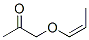 2-Propanone, 1-(1-propenyloxy)-, (Z)- (9CI) Structure