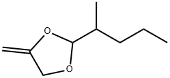 1,3-Dioxolane,  2-(1-methylbutyl)-4-methylene- Structure