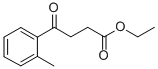ETHYL 4-(2-METHYLPHENYL)-4-OXOBUTYRATE 结构式