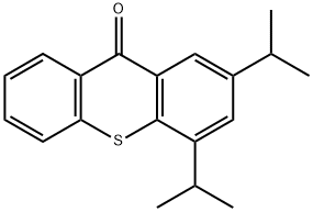 2,4-bis(isopropyl)-9H-thioxanthen-9-one,79044-56-7,结构式