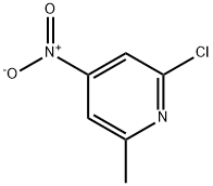 2-chloro-6-methyl-4-nitro-pyridine Structure