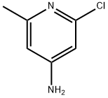 2-氯-6-甲基-吡啶-4-胺,79055-63-3,结构式