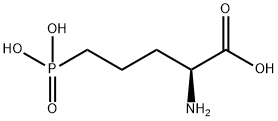 L（+）-2-氨基-5-膦戊酸, 79055-67-7, 结构式