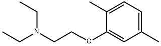 2-(2,5-二甲基苯氧基)-N,N-二乙基乙烷-1-胺 结构式