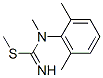 Carbamimidothioic acid, N-(2,6-dimethylphenyl)-N-methyl-, methyl ester (9CI) Structure