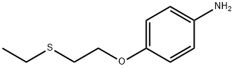 Benzenamine, 4-[2-(ethylthio)ethoxy]- (9CI) Structure