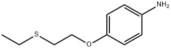 Benzenamine, 4-[2-(ethylthio)ethoxy]- (9CI) 化学構造式