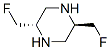 Piperazine, 2,5-bis(fluoromethyl)-, trans- (9CI) 结构式