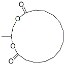 2-methyl-1,4-dioxacycloheptadecane-5,17-dione,79064-89-4,结构式