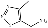 (4-甲基-1,2,3-噻二唑-5-基)甲胺 结构式