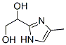 1,2-Ethanediol,  1-(4-methyl-1H-imidazol-2-yl)-  (9CI) 结构式