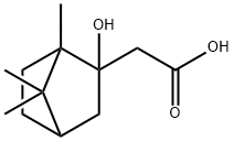 Bicyclo[2.2.1]heptane-2-acetic acid, 2-hydroxy-1,7,7-trimethyl- (9CI) Structure