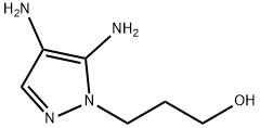 1H-Pyrazole-1-propanol,  4,5-diamino- Structure