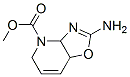 Oxazolo[4,5-b]pyridine-4(3aH)-carboxylic acid, 2-amino-5,7a-dihydro-, methyl Structure