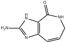 Imidazo[4,5-c]azepin-4(1H)-one,  2-amino-5,6-dihydro-  (9CI) Structure