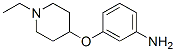 Benzenamine, 3-[(1-ethyl-4-piperidinyl)oxy]- (9CI) Struktur