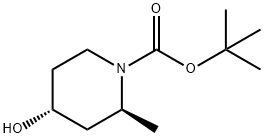 1-Piperidinecarboxylicacid,4-hydroxy-2-methyl-,1,1-dimethylethylester,(2S,4R)-(9CI) Structure