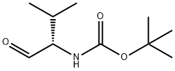 N-BOC-2(S)-2-AMINO-3-METHYL-BUTANAL聽, 79069-51-5, 结构式