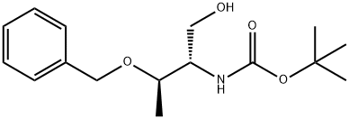 N-BOC-(2S,3S)-2-AMINO-3-BENZYLOXY-1-BUTANOL Structure