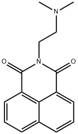 1H-Benz(de)isoquinoline-1,3(2H)-dione, 2-(2-(dimethylamino)ethyl)- Struktur